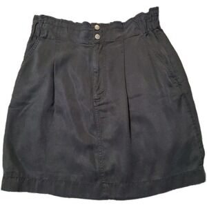 Loft Flowy Flirty‎ Casual Black Above The Knee Skirt, Size 2,  BNWT